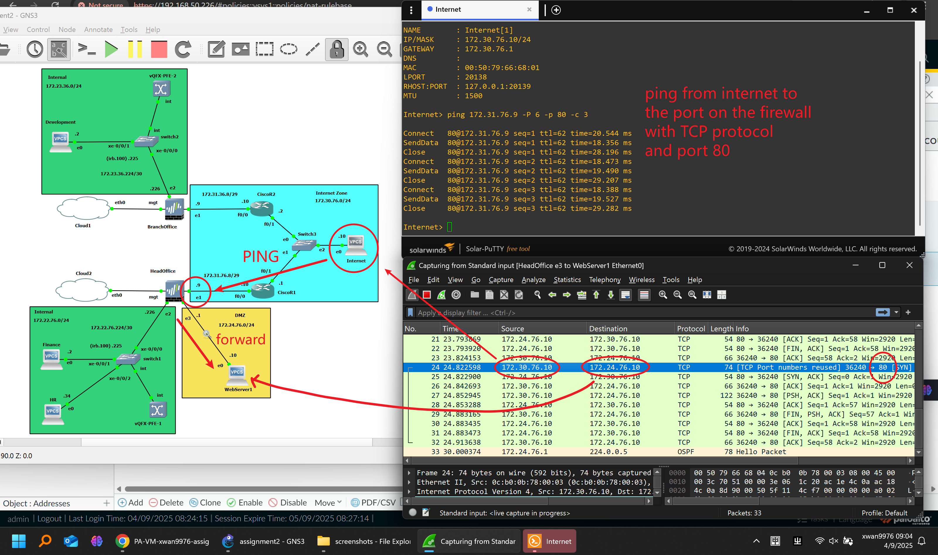 Network Simulation Project – VLANs, Firewalls, NAT & VPN